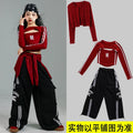Girls K - pop Crop Top Joggers Cargo Pants Children Hip Hop - View 11 | SAMAG