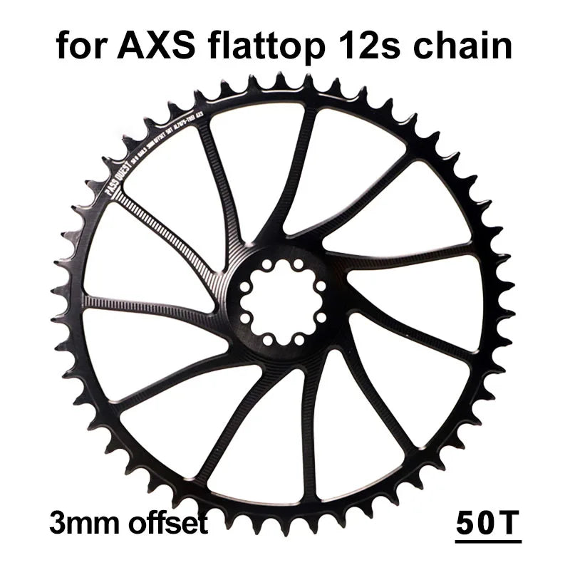 8 Bolt Direct Mount Chainring Narrow Wide Star For Sram Force Red Rival Axs 12-speed Chainring 28t 30t 32t 34t 36 38 40 Tooth