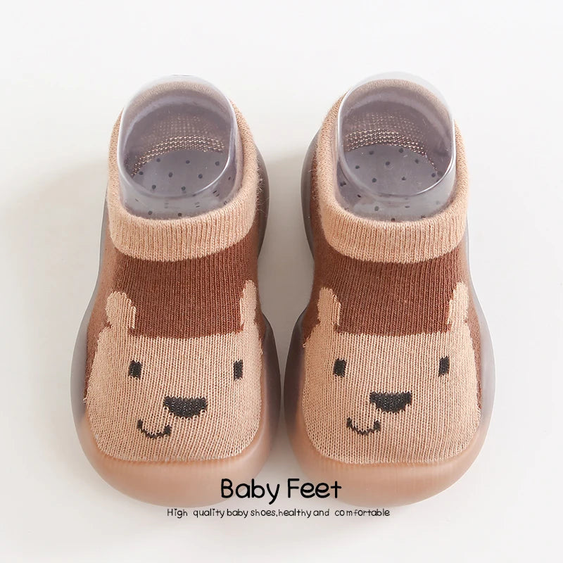 Baby Socks Shoes Boy Girl Fashion Toddler Shoes Anti-Slip  Soft Rubber Shoes Animal Style New Arrival Baby First Walker Autumn