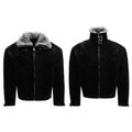 Nerazzurri Autumn Winter Thick Warm Faux Fur Patchwork Snakeskin Print Pu Leather Jacket Men Luxury Emo Menswear Clothing 2026