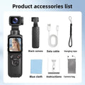 HJD-05 4K Action Camera 330° Face Tracking Gimbal Stabilizer 75MP Pixels WiFi Function Pocket Gimbal Camera for Vlog