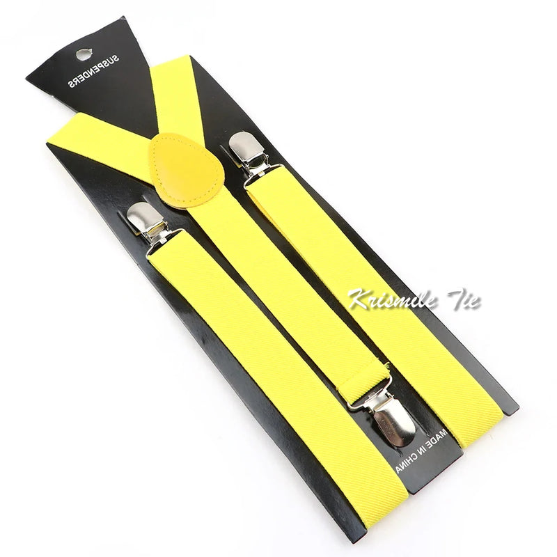 Fashion Men Kids Suspender Bowtie Sets For Wedding Party | SAMAG
