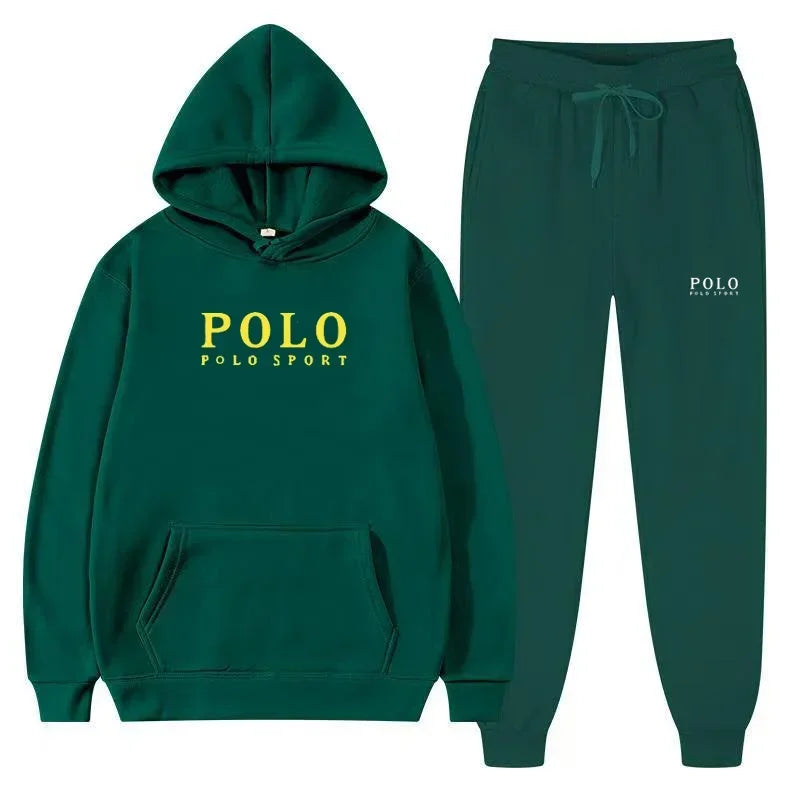 Autumn and Winter Men's casual Set outdoor fashion jogging and women's hooded sweatshirt and pants 2 - piece - View 3 | SAMAG