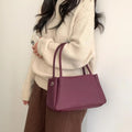 Vintage Ladies Messenger Bag New Boston Handbags for Women shoulder bags PU Leather Luxury Square Bag small female totes