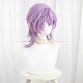Game Genshin Impact Durin Cosplay Wig Light Pink to Light Purple Gradient Wolf Cut Short Hair Heat Resistant Fiber Free Wig Cap