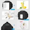 PULUZ 40cm Folding 72W 5500K Photo Studio Shooting Tent Soft Box Photography Lighting Kit & 4 Colors Backdrops Foldable Softbox
