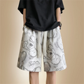 Cool Bear Print High Street Oversize Basketball Shorts | SAMAG