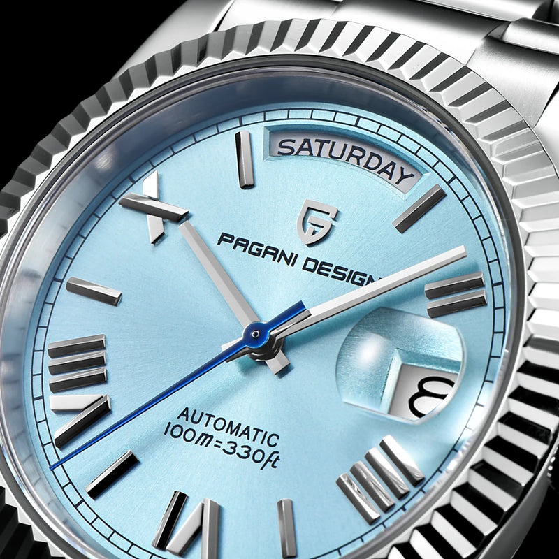 PAGANI DESIGN New Luxury Automatic Watch For Men Mechanical Wristwatch Sapphire crystal waterproof Stainless steel Men Watch