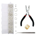 A Set Jewelry Findings Tool Open Jump Rings, Pliers, Lobster Clasps Hooks, Tweezers Making Supplies - Visuel 7 | SAMAG