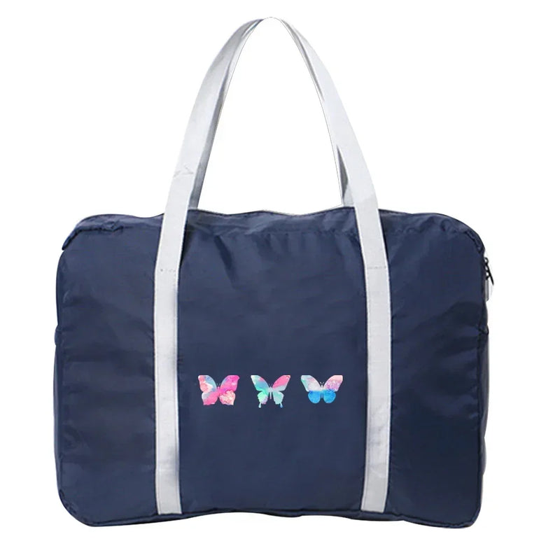 Handbags Luggage Travel Bag Large Capacity Fashion Weekend Overnight Boston Bag Travel Carry Pack Butterfly Printing Series