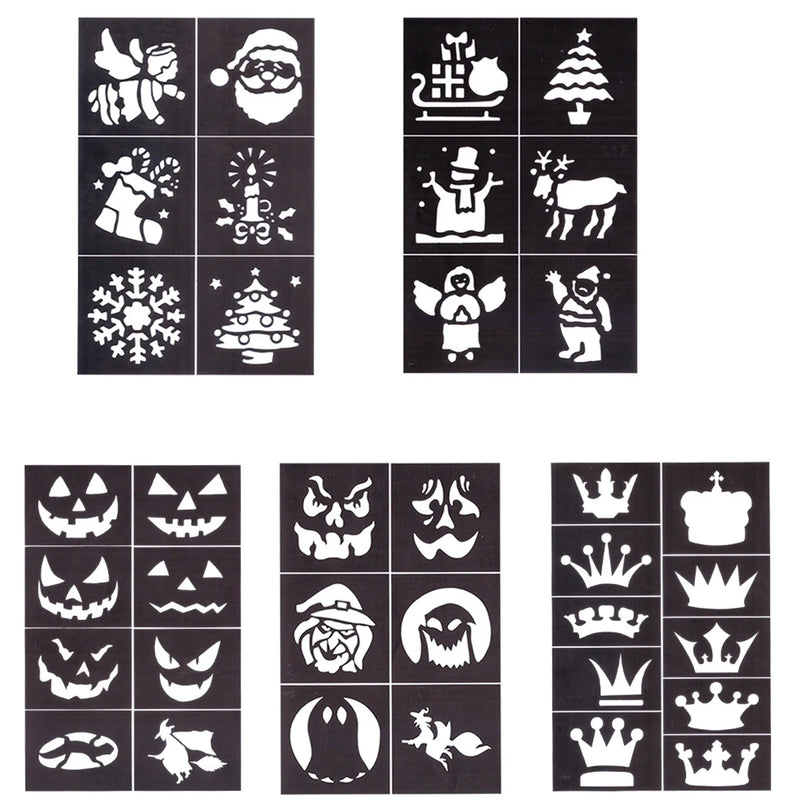 3 colors Natural Herbal Henna Cones Temporary Tattoo Body Art Paint Mehandi Ink gift，36PCS Temporary tattoo template