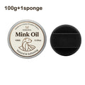 Mink Oil Leather Care Kit with Free Application Sponge - Softens, Protects & Extends Life of Your Favorite Leather Items