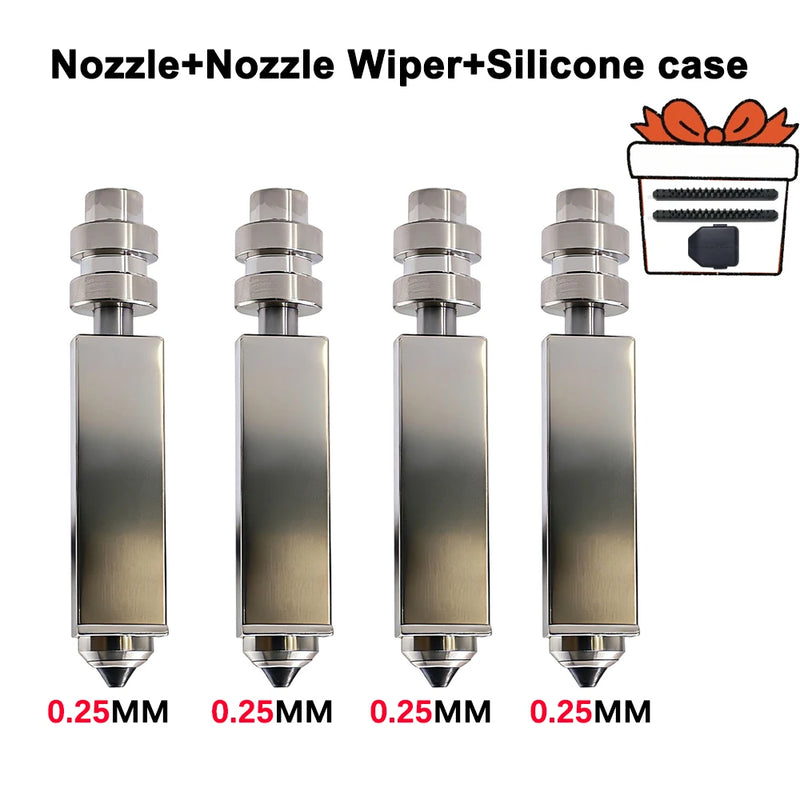 For Anycubic Kobra X Nozzle KX Bimetal 0.25/0.6/0.8/0.4mm - Visuel 12 | SAMAG