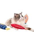 1Piece Creative Cat Toy Fish Shape Bite Resistant Catnip Cat Toy Pet Chew Toys Pet Interaction Supplies Cat Favors