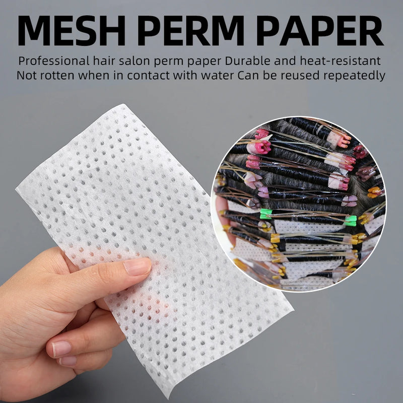 1000sheet /Box Disposable Perm Paper Salon Hair Perming Paper Hair Curler Salon Temperature Resistant Blanching Perm Paper