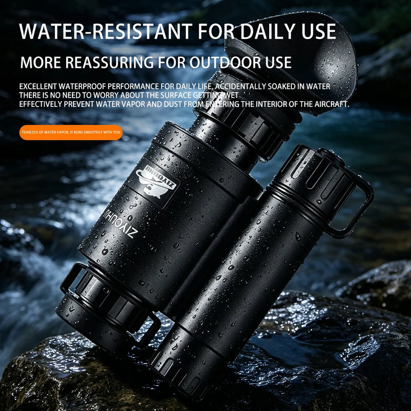 ZIYOUHU ZYH2081 1X Ultra Small Night Vision Device, All Black HD large field helmet mounted night vision  Outdoor search camping