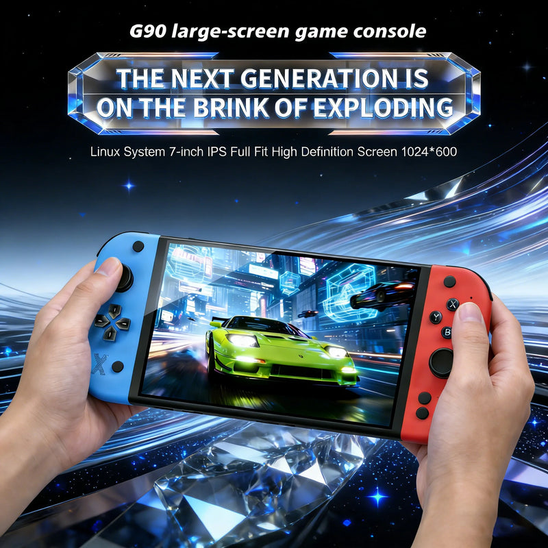 G90 handheld video game console with 7.0-inch IPS - Visuel 2 | SAMAG
