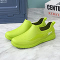 Slip-on Round Toe Silicone Male Shoes Non Garden 2025 Rubber Plastic Offer Galoshes for City Fishing Outdoor Men's Rain Boots