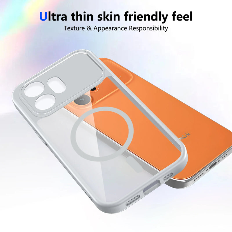For Honor 600 VKJ NX9 Case Shockproof Silicone Bumper Clear Airbag Back Cover Hard Matte for Magsafe Case for Honor 600 VKJ-NX9