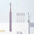 Sonic Electric Toothbrush Mental Thin Brush Body Timer Rechargeable Toothbrush for Women Pure Wisdom Beauty Soft DuPont Bristle