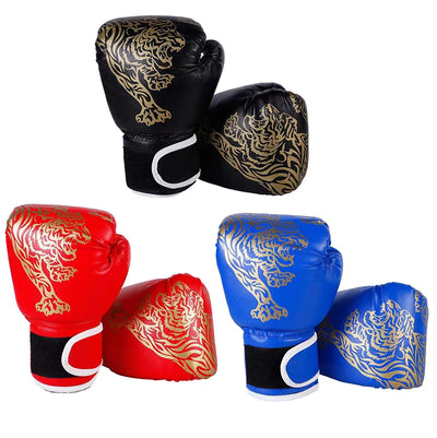 New【Professional Boxing Gloves Breathable PU Leather | SAMAG