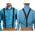 Suspenders for Men with Swivel Hooks for Work Jeans Y Back Adjustable Elastic Trouser Braces Belt Loop - Visuel 2 | SAMAG