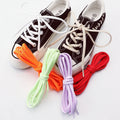 Half Round High Quality Shoelaces 4mm Wide Solid Color Shoelace Sneaker Classic Shoe Laces 100/120/140/160cm 1Pair