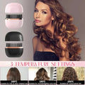 Mini Cordless Hair Straightener Brush, Rechargeable 3-Speed Temp Control, Anti-Scald Portable Travel Hair Styling Comb