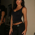 Dulzura Square Collar Backless Slim Lace Ruffles Patchwork Tank Top Women'S Fashion Sexy Y2K Top Party Vacation Summer Clothes