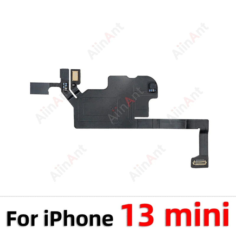 AiinAnt Phone Top Sound Ear Earpiece Speaker Proximity Light Sensor Flex Cable For iPhone 12 13 14 15 Pro Max Plus