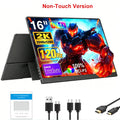 WonTim 16.0" 4K OLED Screen Portable Monitor 100% DCI-P3 Display 1MS Eye Care PC 120hz For Laptop Mac NUC Mini PC VESA LS Stand