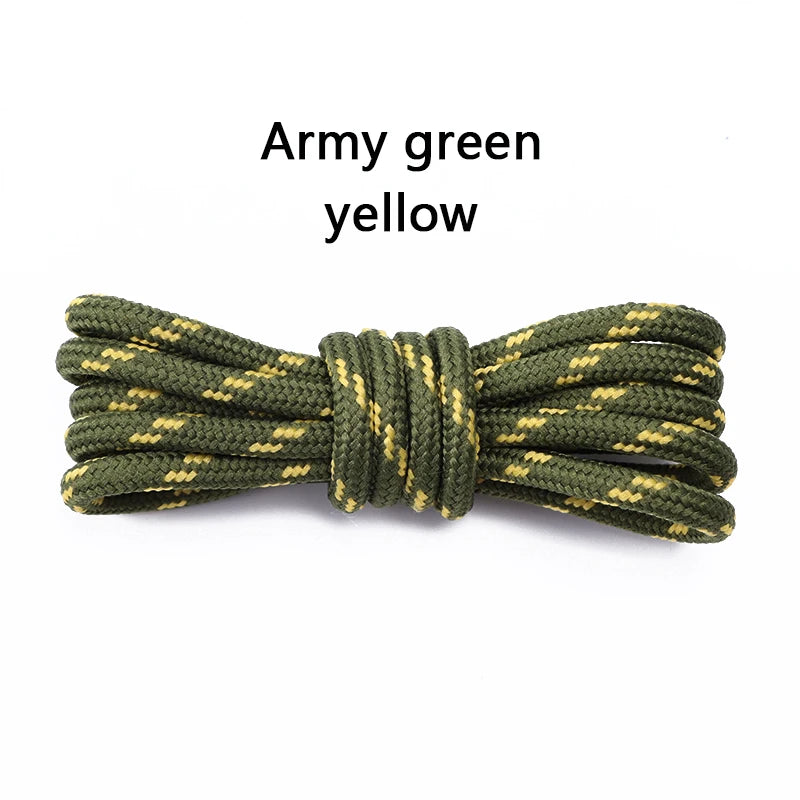 Outdoor Sports Round Shoelaces Durable Polyester Shoe laces Baskets Boots Laces for Shoes 100/120/140/160cm Shoe Accessories