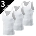 1/3/5 Pcs Men's Solid Color Simple Fashion Fitness Vest Plus Size Youth Sports Physical Education Class Sleeveless T-shirt Tight