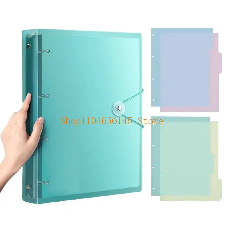 4 Rings Binder 12.59x9.76Inch Hold up 220Sheets Water Resistant for Student Teacher Office Workers Presentation Folder