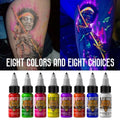 1PC 15ml DM Fluorescent Tattoo Ink Set Professional Beauty Paints Makeup Tattoo Supplies Semi-permanent Tattoo Supplies