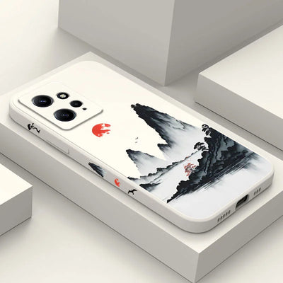 Sunset Red Phone Case For Xiaomi Redmi Note 13 12 12S 11 | SAMAG