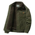 Winter Classic Corduroy Men's Cotton-Padded Clothes Standing Collar Casual Loose Coat Warm Cotton-Padded Jacket