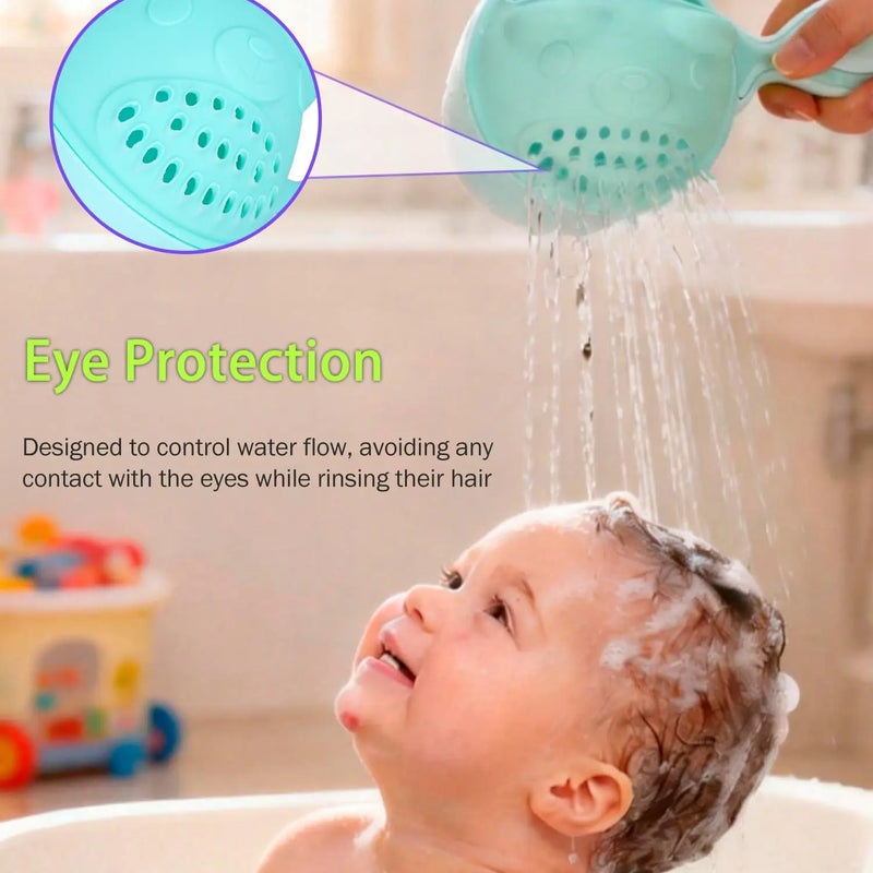 Bath Head Wash for Baby Shampoo Cup Baby Bath and Toddler Bath Toys Rinse Cup Eye Protection