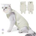 Breathable Pet Recovery Suit Soft Cotton High Elastic Cat Sterilization Clothes Adjustable Anti-Licking Weaning Jumpsuit