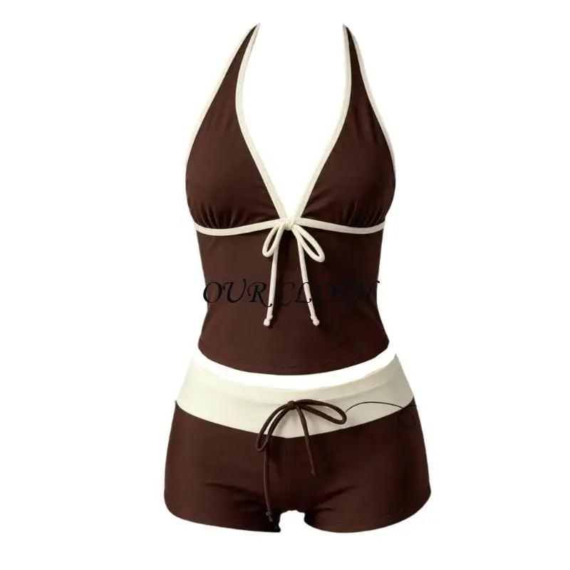 Women's Tankini Swimsuits with Shorts Vintage Beach | SAMAG