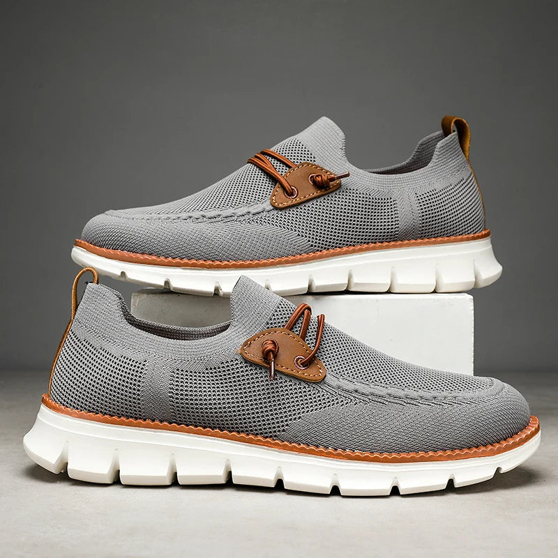 Mens Casual Loafers Shoes Slip On Fashion Walking Dress Sneakers Business Oxfords Work Lightweight Soft Sole Zapatos