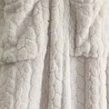 Coral velvet jacquard pajamas for women, winterized | SAMAG