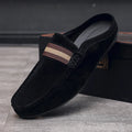Loafer‌ Men's Lightweight Shoes Summer One Step Push Lazy Breathable Casual Half Support Slippers for Men