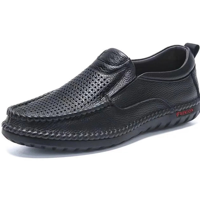 Genuine Leather Men's Casual Shoes Classics Business Dress Shoes Moccasins Slip on Loafers Driving Shoes for Men Flat Shoe