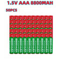 NEW 8800mAh Rechargeable Battery AAA  Alkalinity Battery 1.5 V AAA Battery for Clocks Mice Computers Toys So on