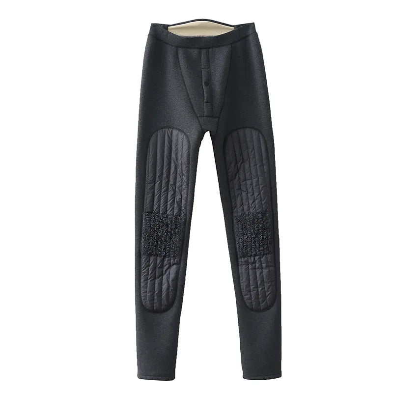 190cm 200 Cm Tall Men's Pant Fleece-lined Long Johns Male Extral Long Length Winter Thermal Underwear Pajama Legging Tight Wear