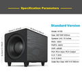 10 Inch Active Subwoofer Speaker Peak 300W Power HiFi Fever Wooden Subwoofer Home Theater Audio Sound Box For AMP/PC/TV/DVD/CD