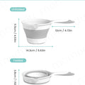 Baby Bath Rinsing Cup, Large Capacity Anti-Slip & Hangable Shampoo Helper for Mess-Free Hair Wash