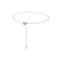 ANDYWEN 925 Sterling Silver Transformer Adjustable Chain Heart Pendant Charm Necklace Drop Choker Resizable Women Luxury Jewekry