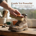 1PC Wooden Handle Horse Hair Shoe Brush Leather Shoe Care Polishing Cleaning Brush For Leather Boots Sneakers Shoes Maintenance